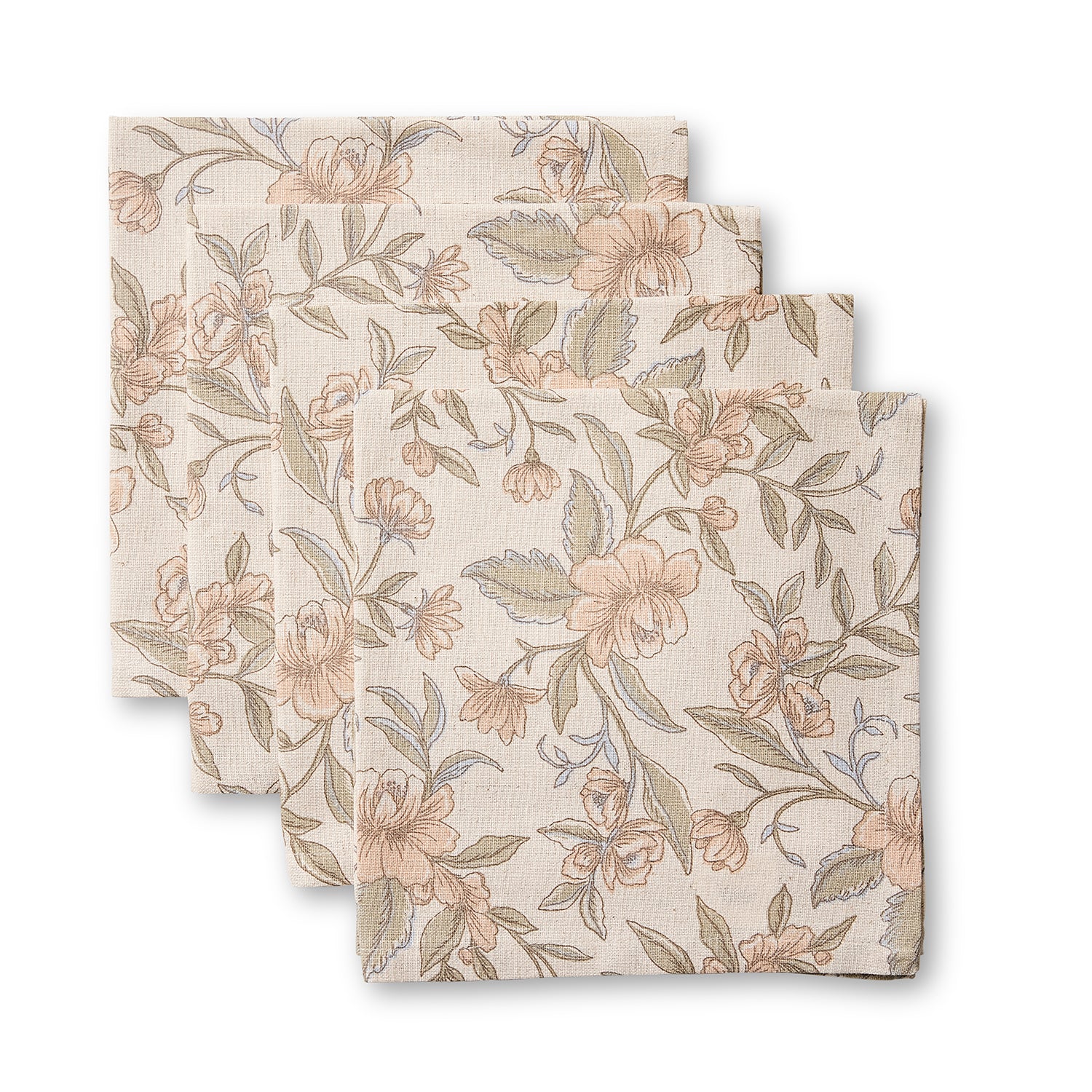 Country Charm Floral Napkin - Set Of 4