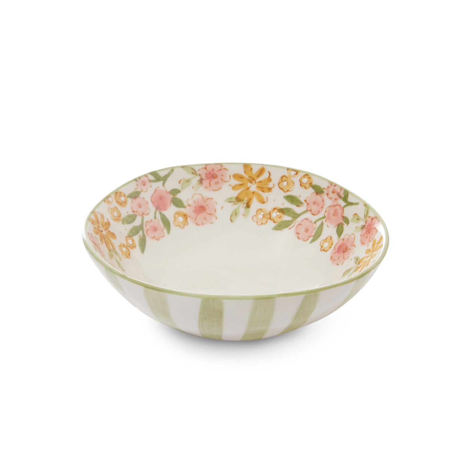 Camille Pink/ Green Small Bowl
