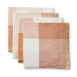 Strawberry Cream Gingham Napkin - Set of 4