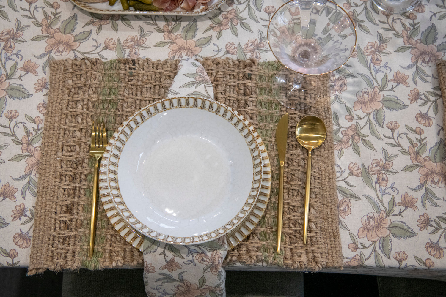 Country Charm Floral Napkin - Set Of 4