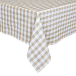 Ginny Grey Beige Tablecloth