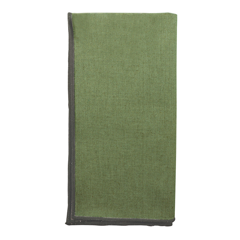 Tuscan Harvest Embroidered Sage/Dk Green Napkin - Set of 4