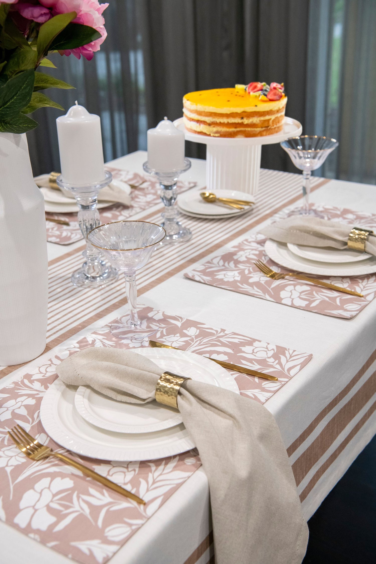 Jasmine Nude Placemat - Set of 4