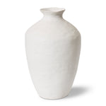 Matias Neck Vase Sandy White