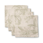 Sage Botanical Napkins - Set of 4