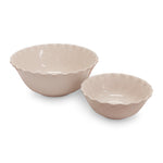 Ivy Wavy Shell Speckle Bowl - Set of 2