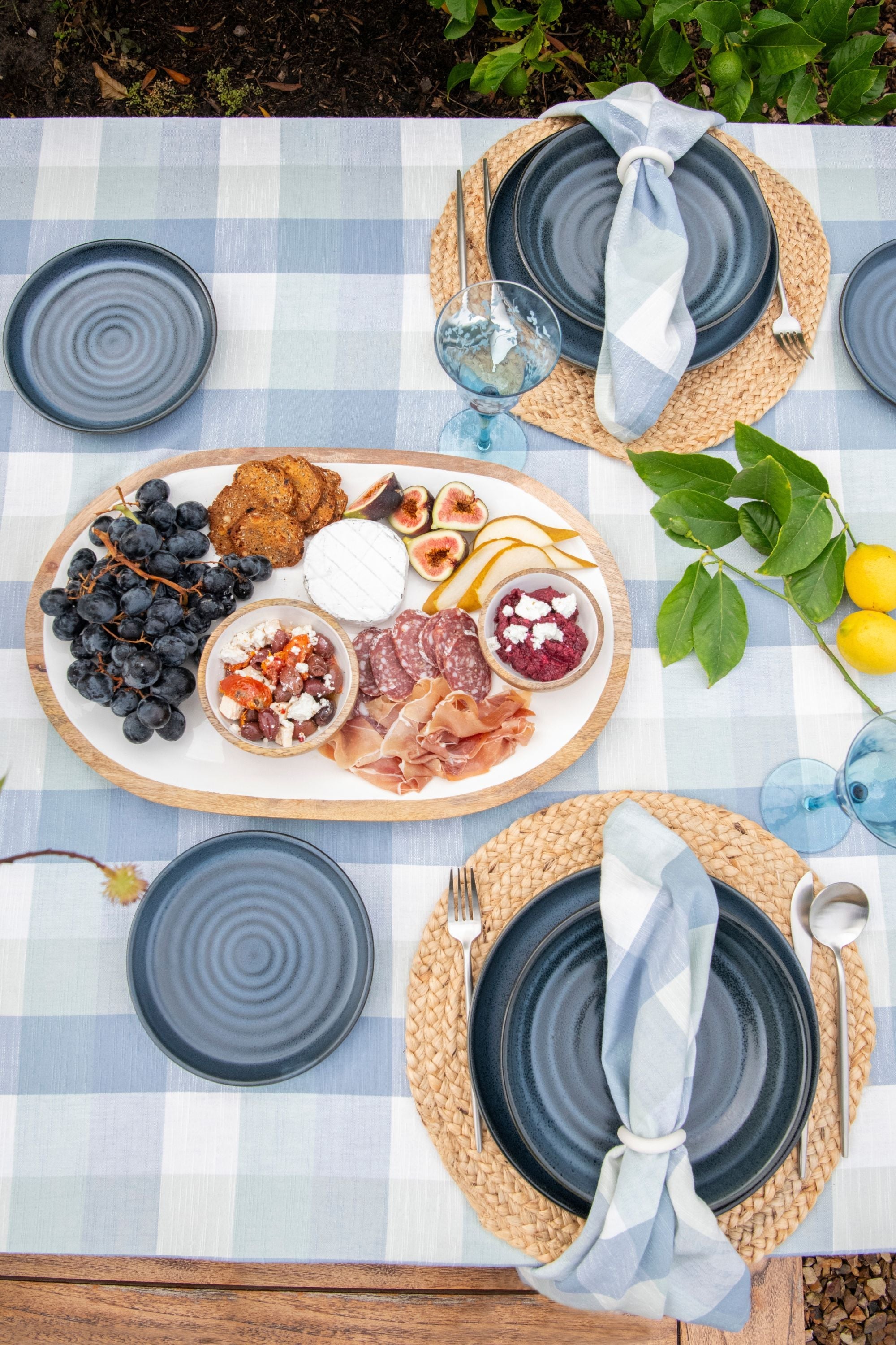 Blue Sky Gingham