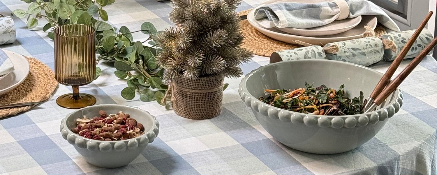 Eden Pale Blue Large Bowl - Set of 2