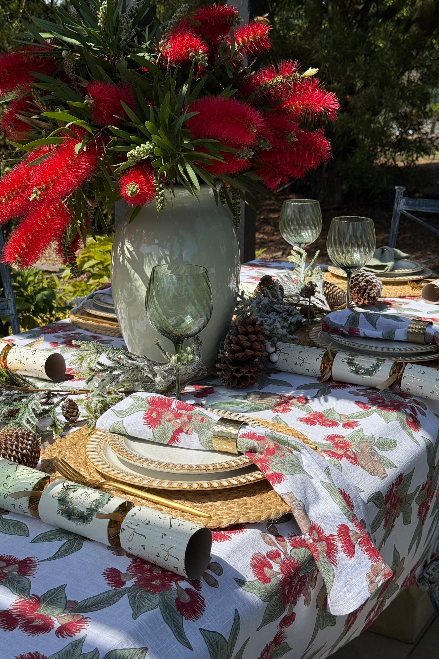 Juniper Sage Glazed Vase