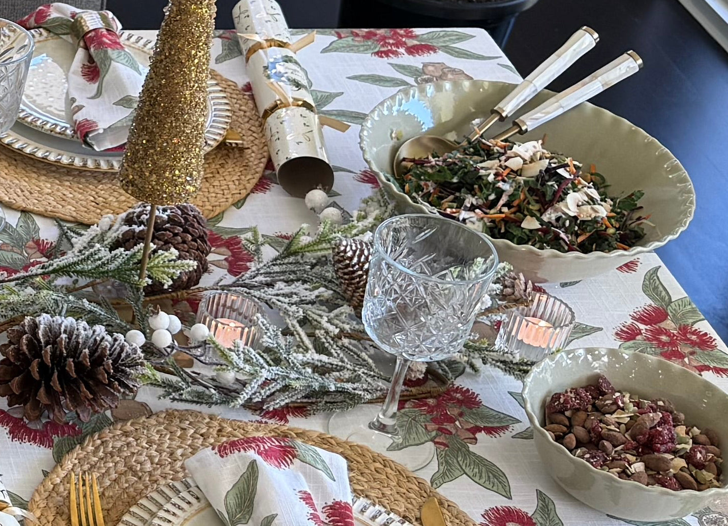 Joy Mother of Pearl Salad Server Set