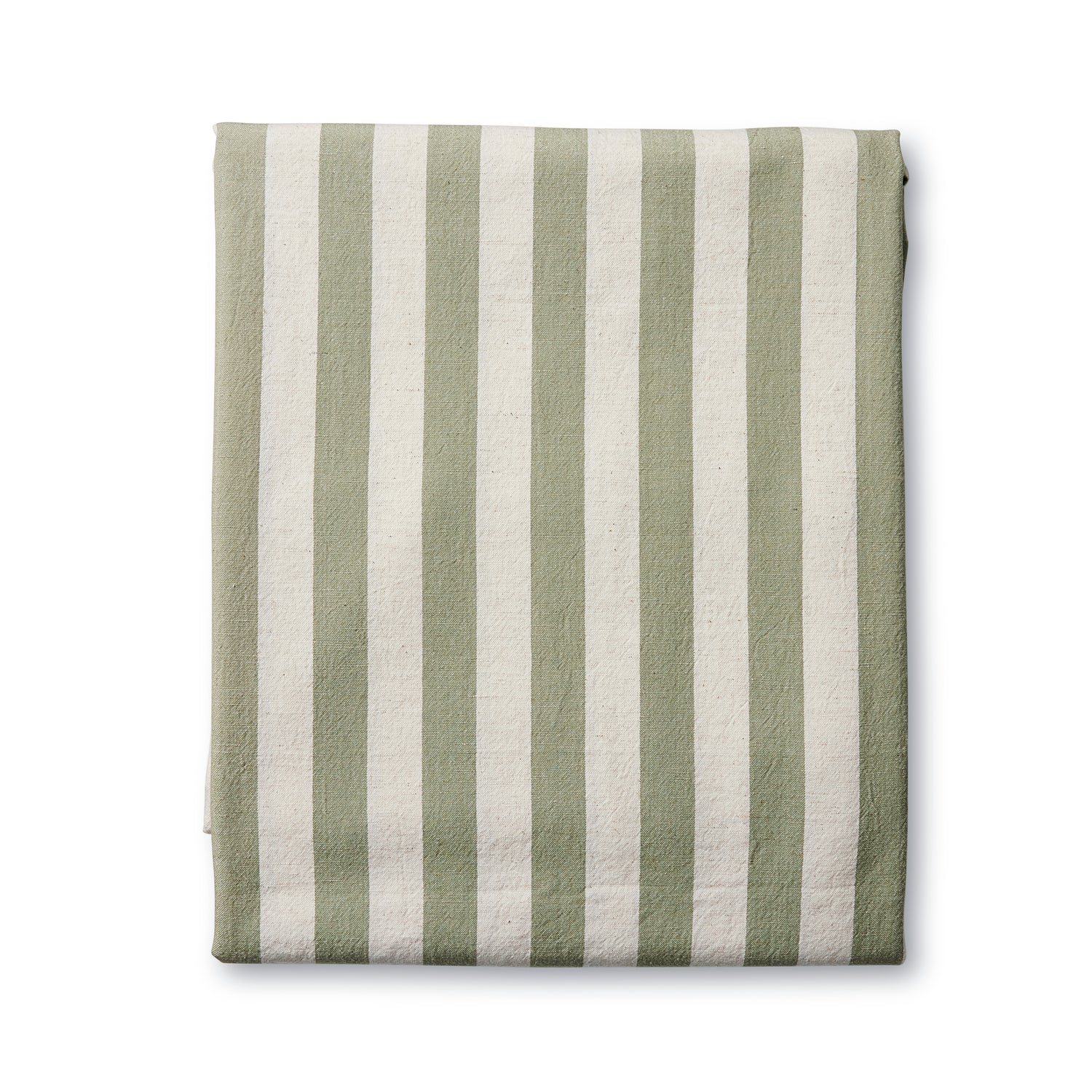 Olive Stone Stripe Tablecloth - Large