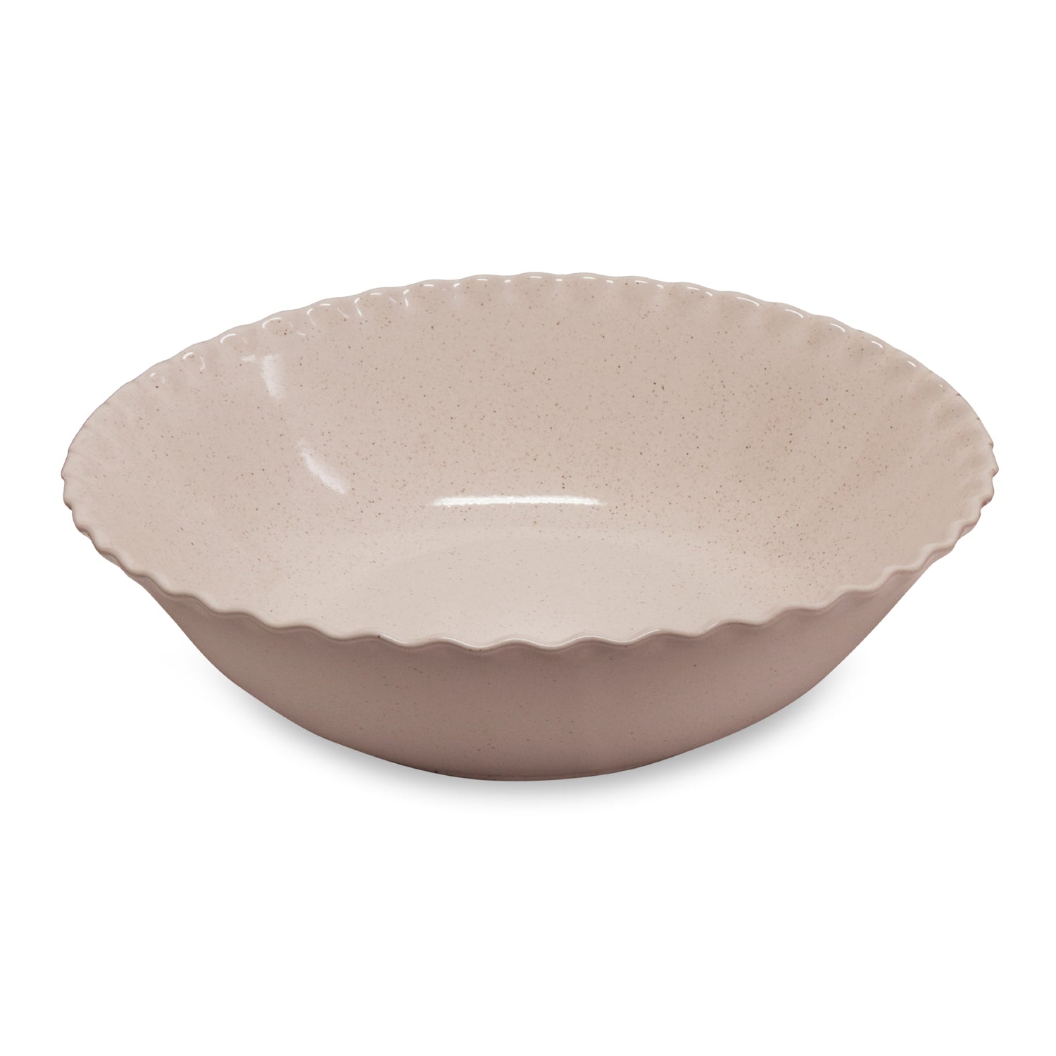 Ivy Wavy Shell Speckle Large Bowl