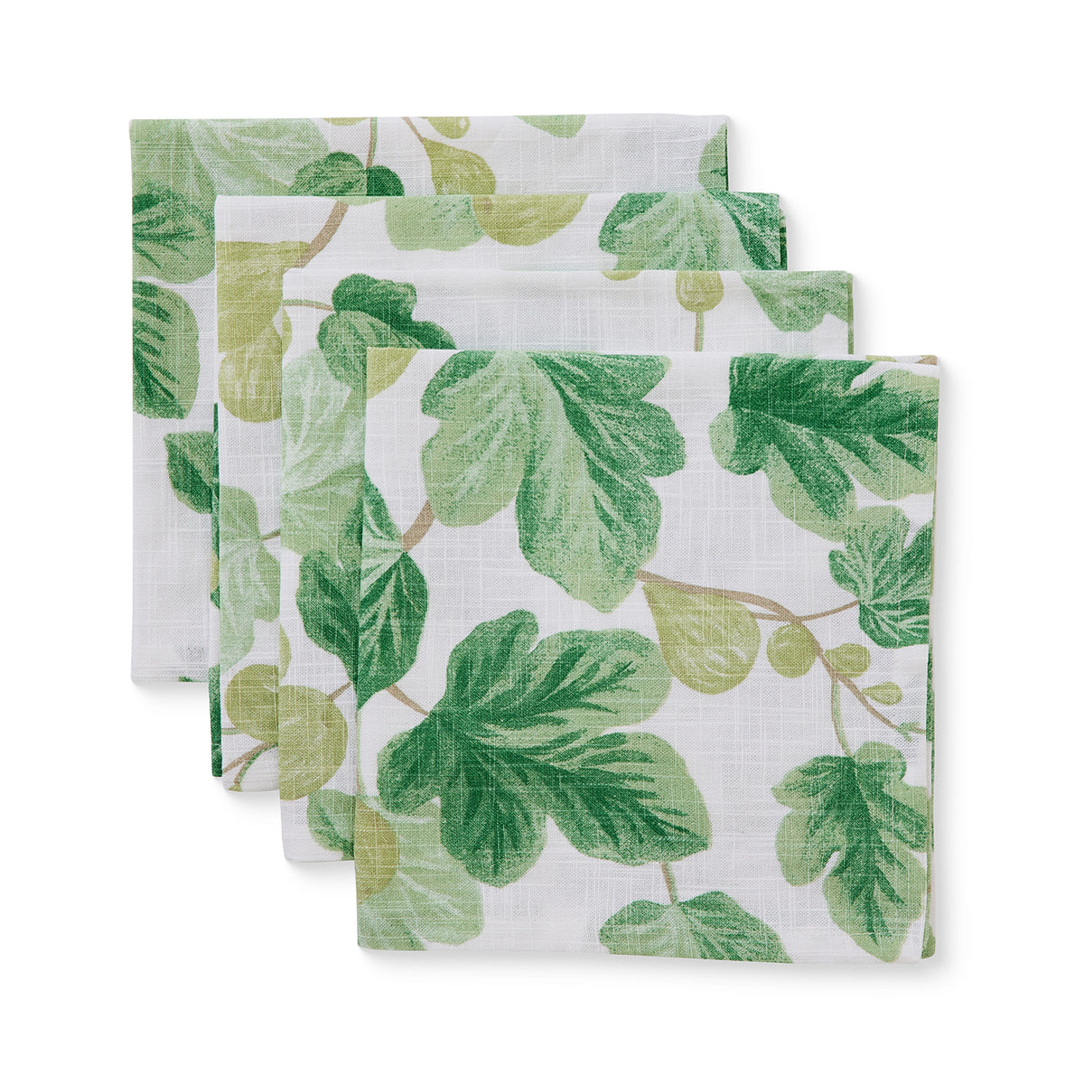 Fig & Vine Green Botanical Napkins – Set of 4